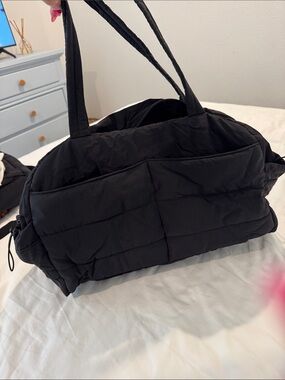 Stylish Black Quilted Women's Bag